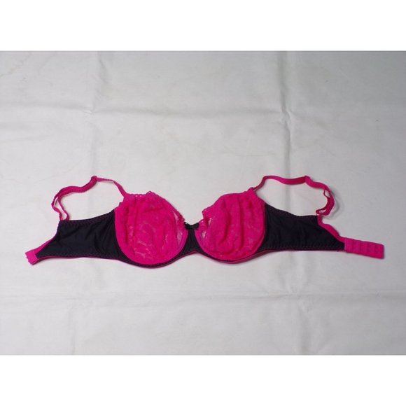 PASSIONATA BY CHANTELLE Lace Underwire Demi Bra Pink #5915 32D NEW - Picture 2 of 6